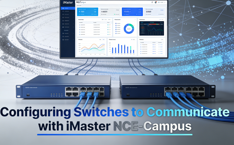 Configuring Switches to Communicate with iMaster NCE-Campus